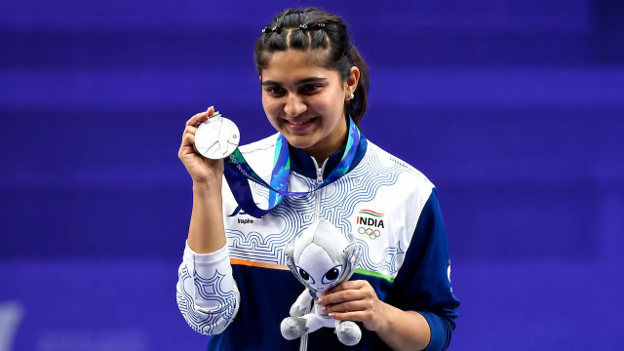 India's Esha Singh and Pincky Balhara Win Shooting Silver and Bronze at Asian Games